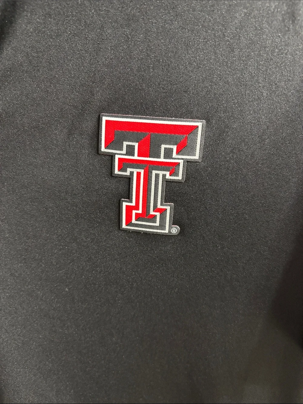 adidas Black Polo with Texas Tech University Logo TTU